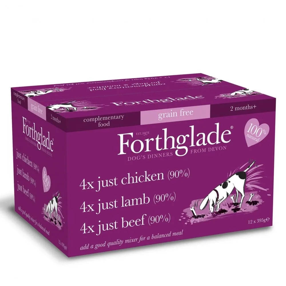 Forthglade Just Natural Grain Free Dog Food Multipack