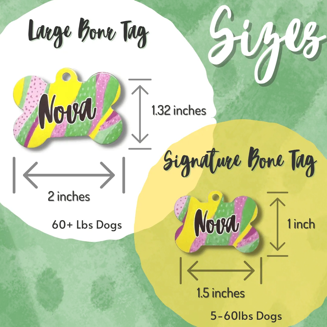Growing Field Bone Dog Tag
