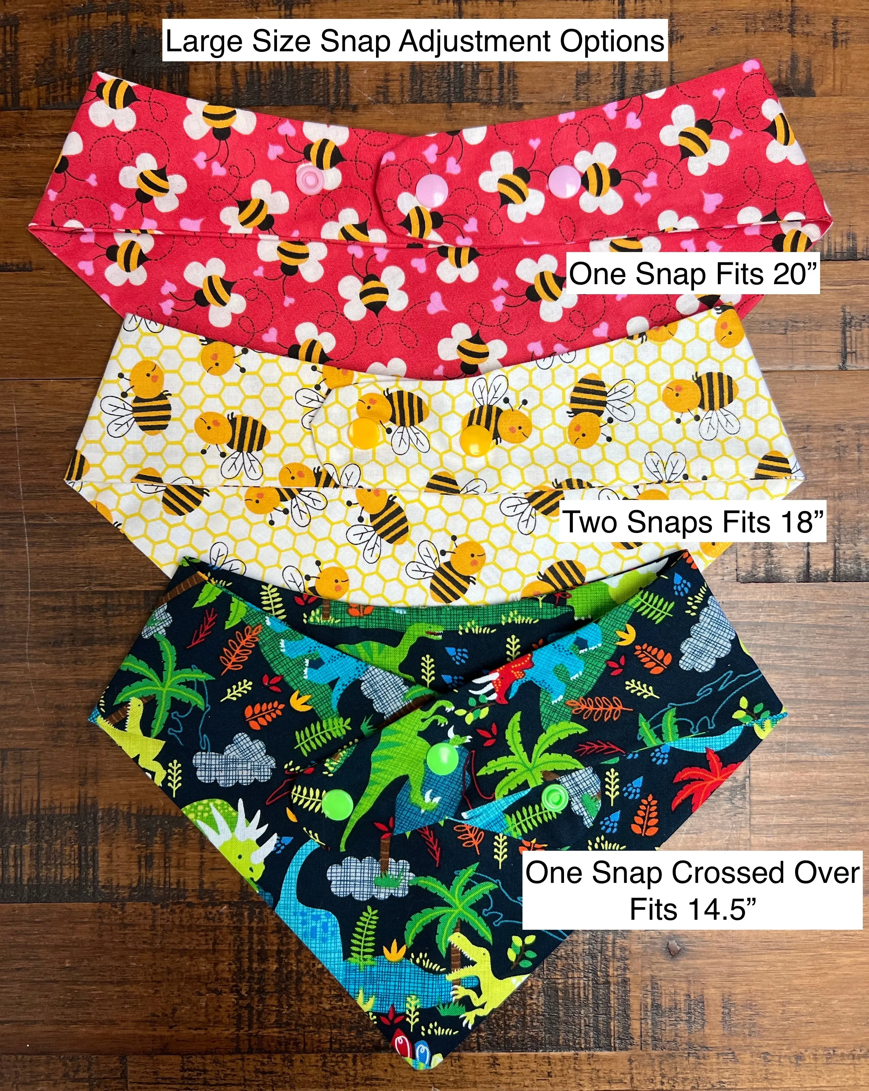 Snap On Dog Bandana - Tie Dye Paw Prints