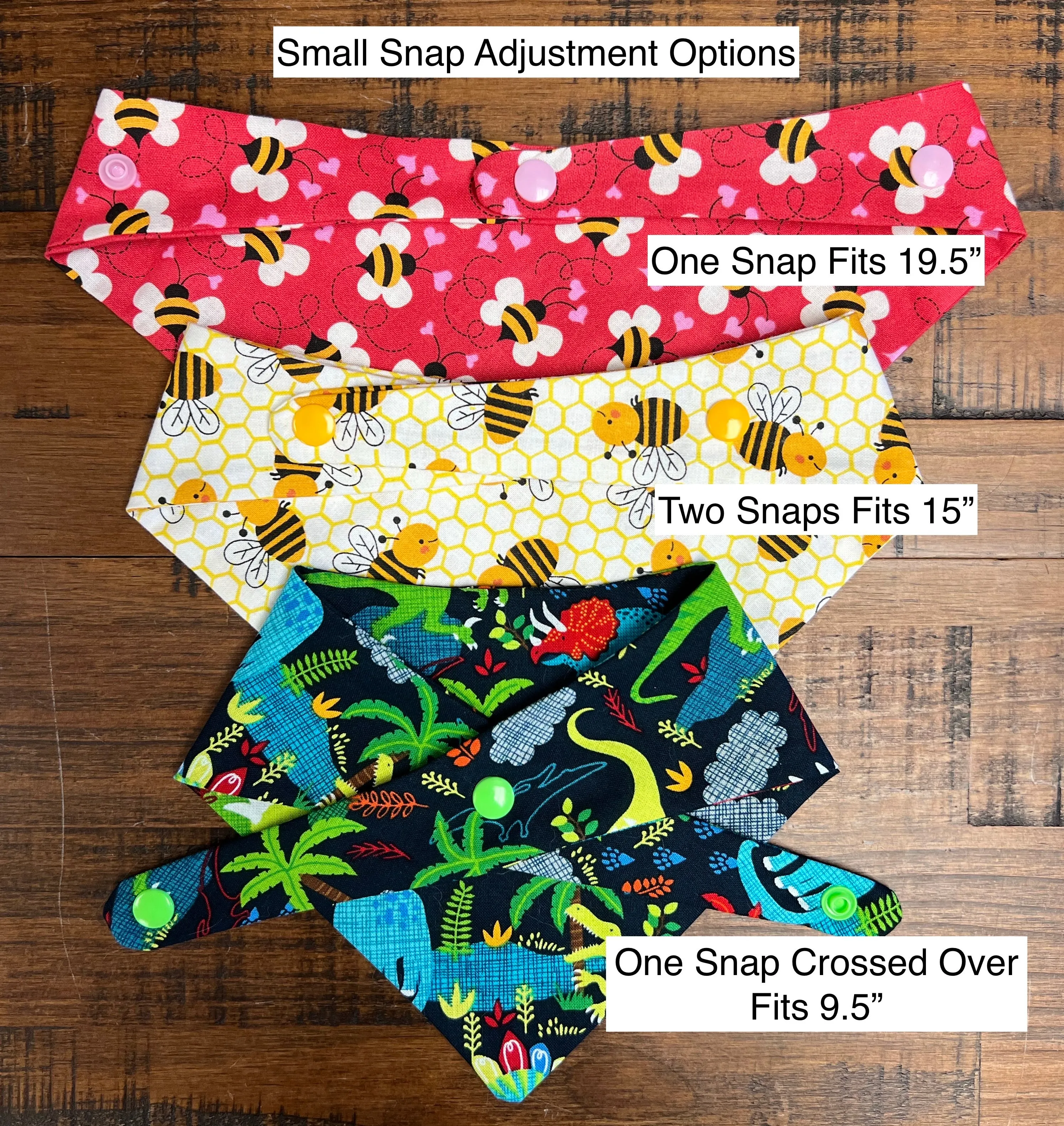 Snap On Dog Bandana - Tie Dye Paw Prints