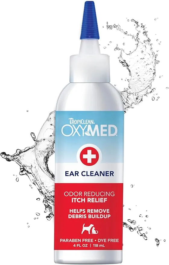 Tropiclean OxyMed Ear Cleaner For Pets - 4 oz